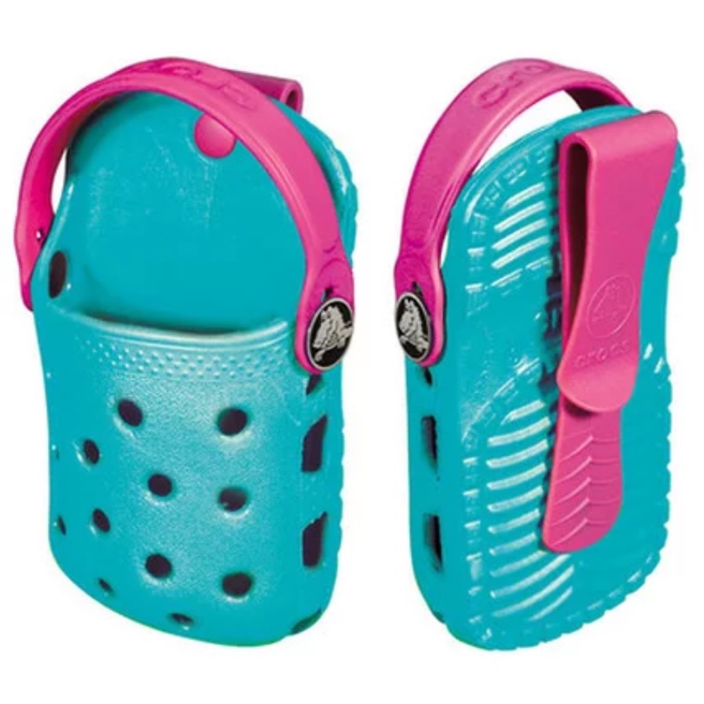 Crocs O-Dial Croc Cell Phone Case Holder With Lanyard and Belt Clip